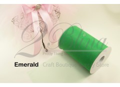 Emerald - Premium Soft Nylon Tulle roll 6 inch wide 100 yards length